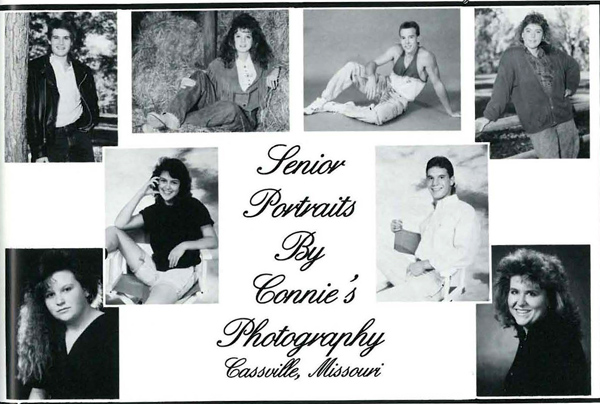 Connie's Yearbook ad 1991